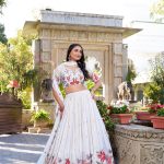 Embroidered Georgette Lehenga Set with Dupatta & Blouse